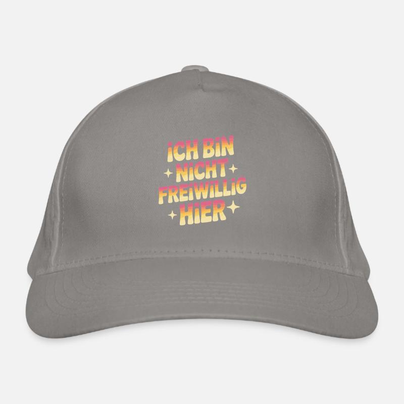 I'm Not Here Voluntarily Anti Smalltalk Office Organic Baseball Cap