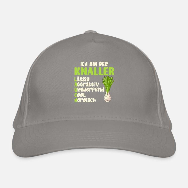Gewichtheber BIN EIN LAUCH LÄSSIG COOL Lustig Bio-Baseballkappe