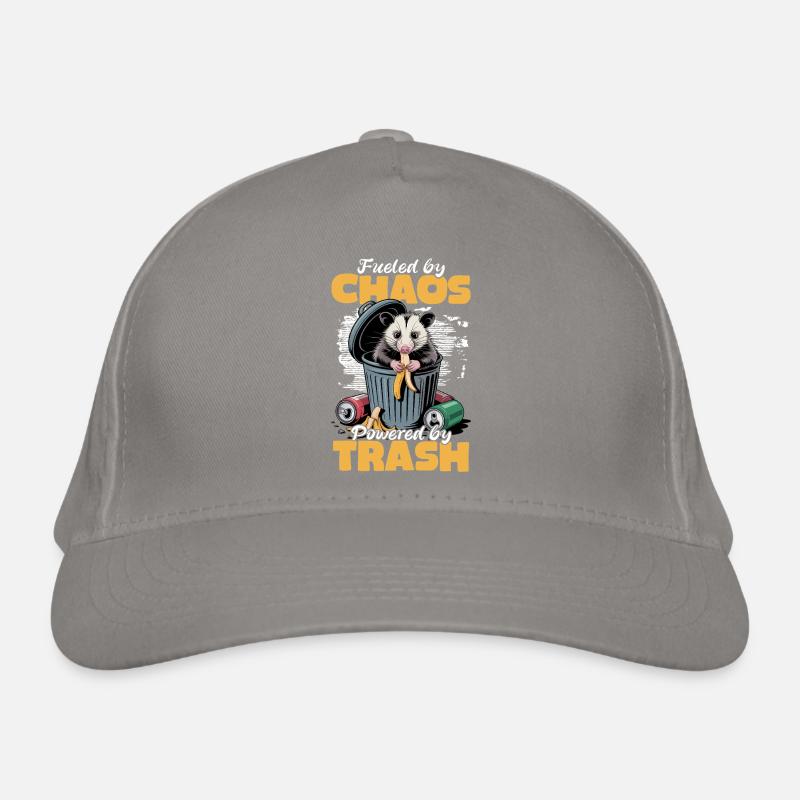 Funny Opossum Organic Baseball Cap