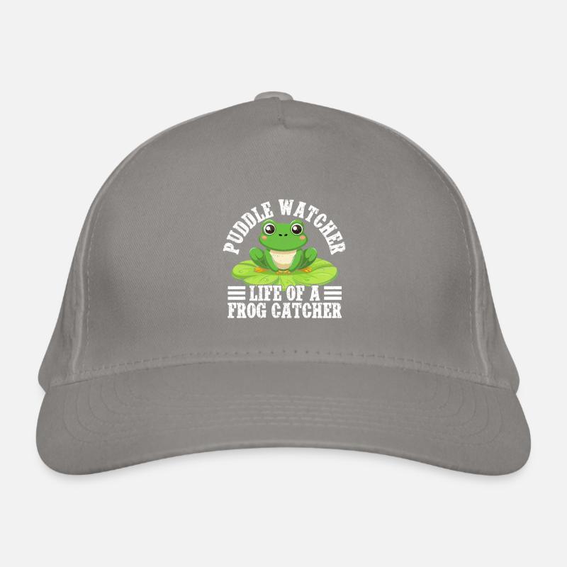 Frog Catcher Puddle Watcher Frog Bio-Baseballkappe