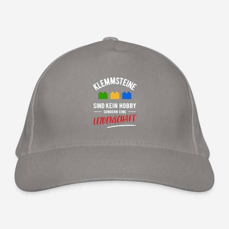 Pierres de serrage | Ce n’est pas un passe-temps mais une passion Casquette classique bio
