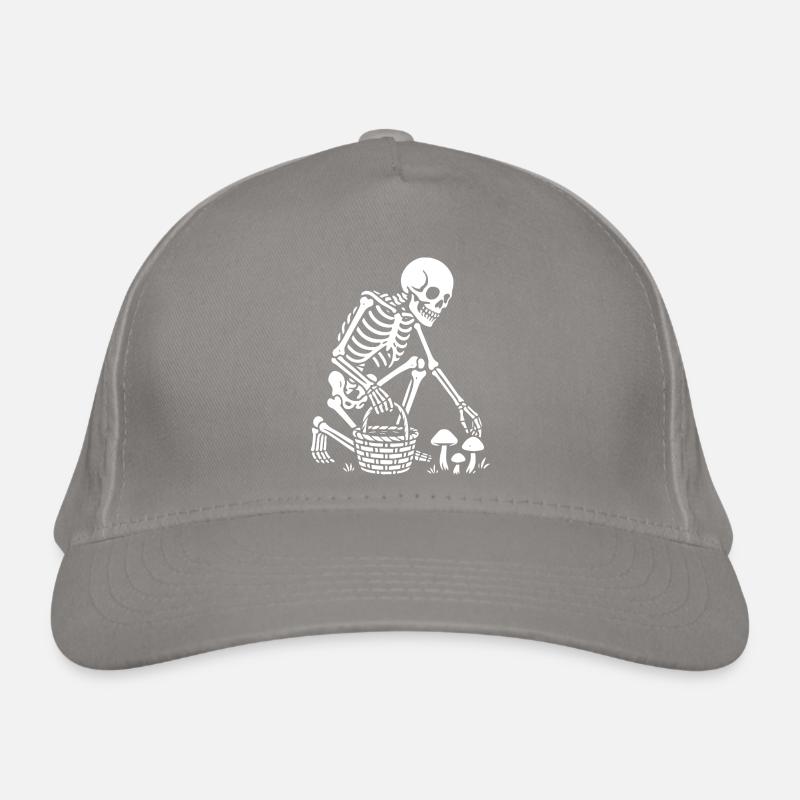 Récolte de squelettes : Panier de champignons Casquette classique bio