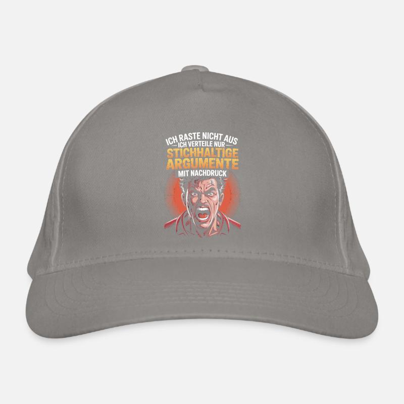 Valid arguments comic man Organic Baseball Cap
