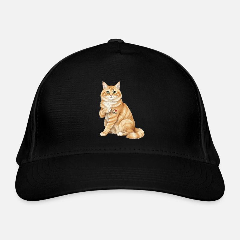 J’ai le cœur Papa Chat Casquette classique bio