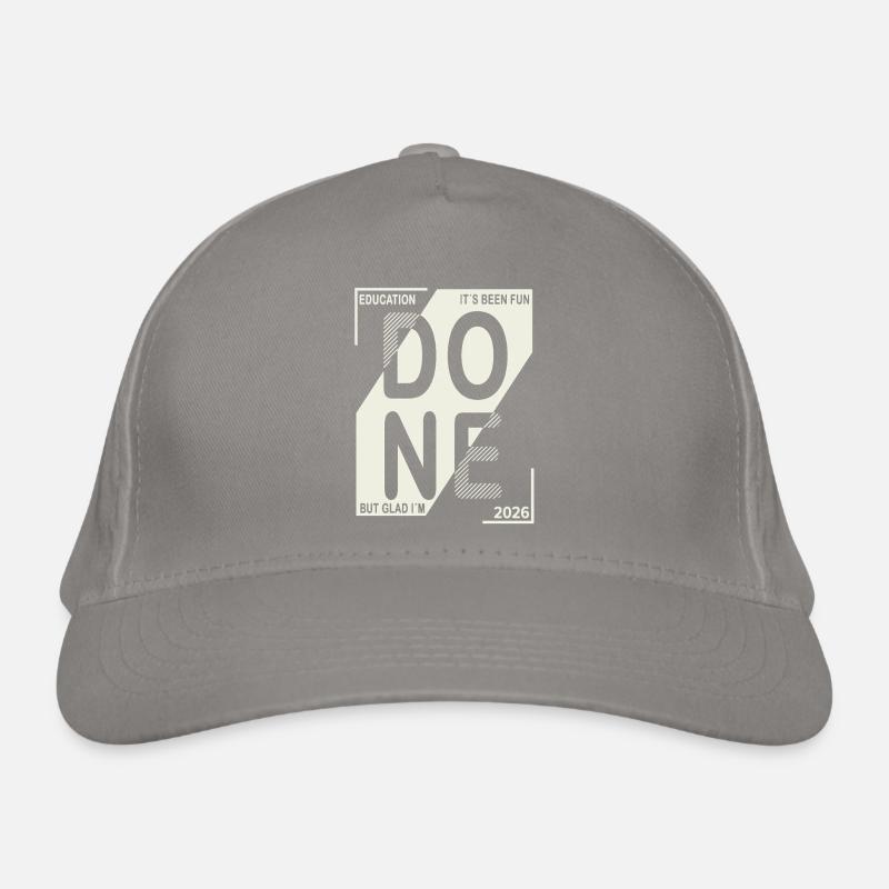 Done 2026 – Ausbildung geschafft Design Bio-Baseballkappe