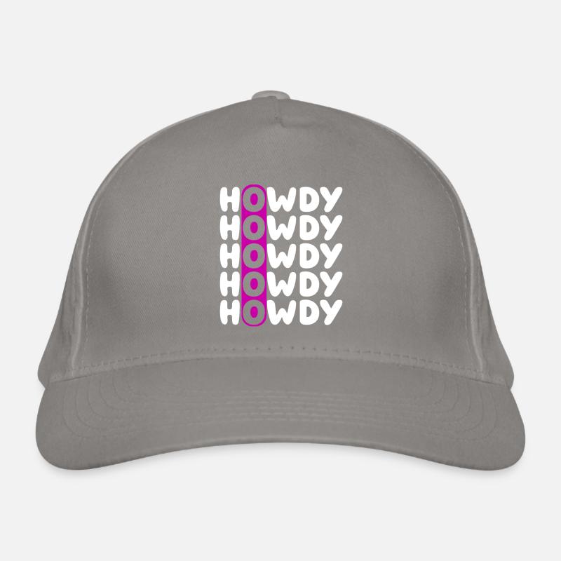 Howdy Repeat O Western Pattern Organic Baseball Cap