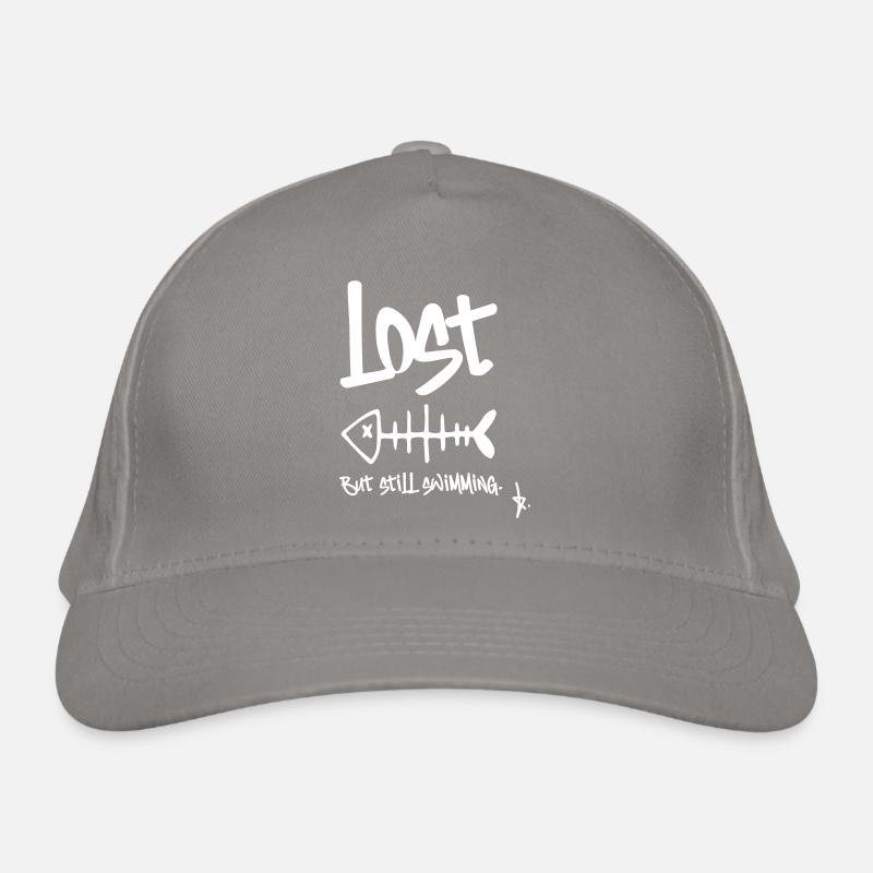 LOST – Mais je nage encore | Conception en arête de poisson Casquette classique bio