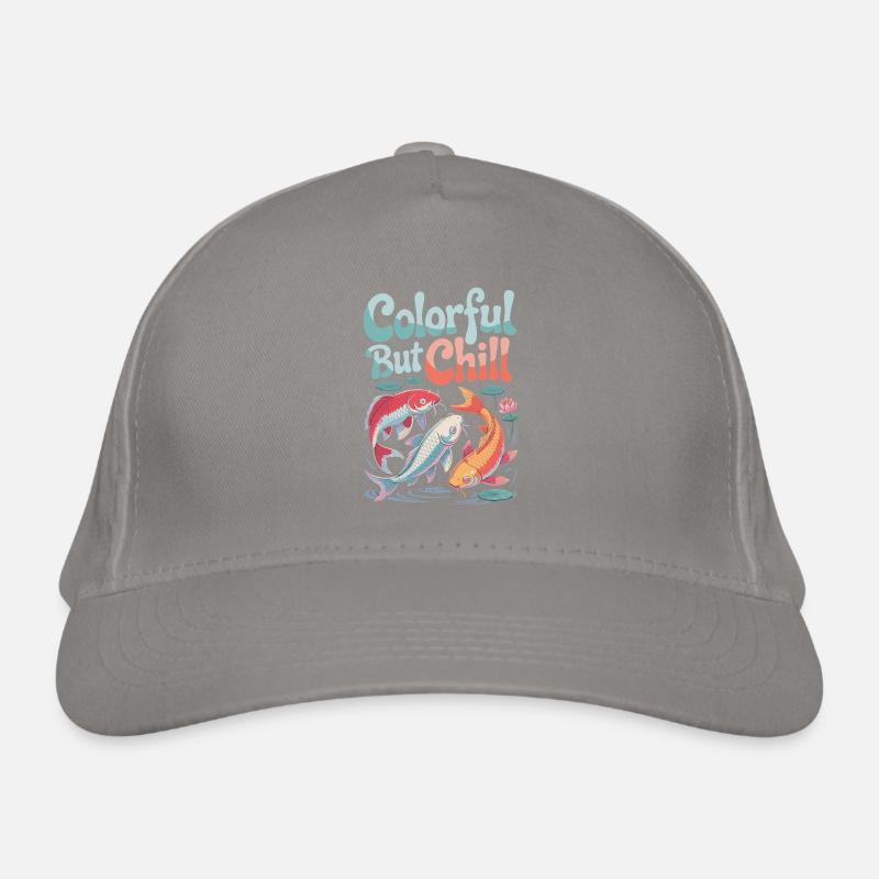 Koi Fish : Monde d’eau coloré mais décontracté Casquette classique bio