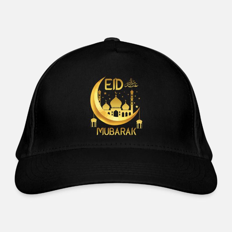 Eid Mubarak Happy Ramadan Allah Islamic Holiday Organic Baseball Cap