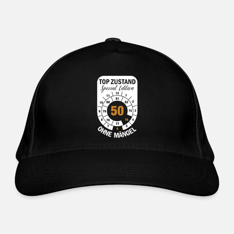Top Condition Special Edition 50 Years 1976 June - Organic Baseball Cap - black
