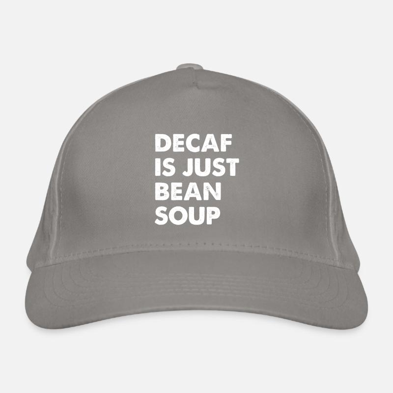 Le décaféiné, c’est juste de la soupe de haricots Casquette classique bio