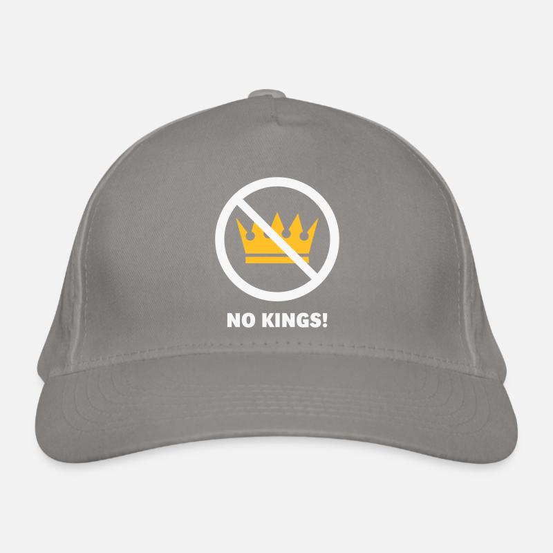 Keine Könige! (Protestdesign / NEG 2C) Bio-Baseballkappe