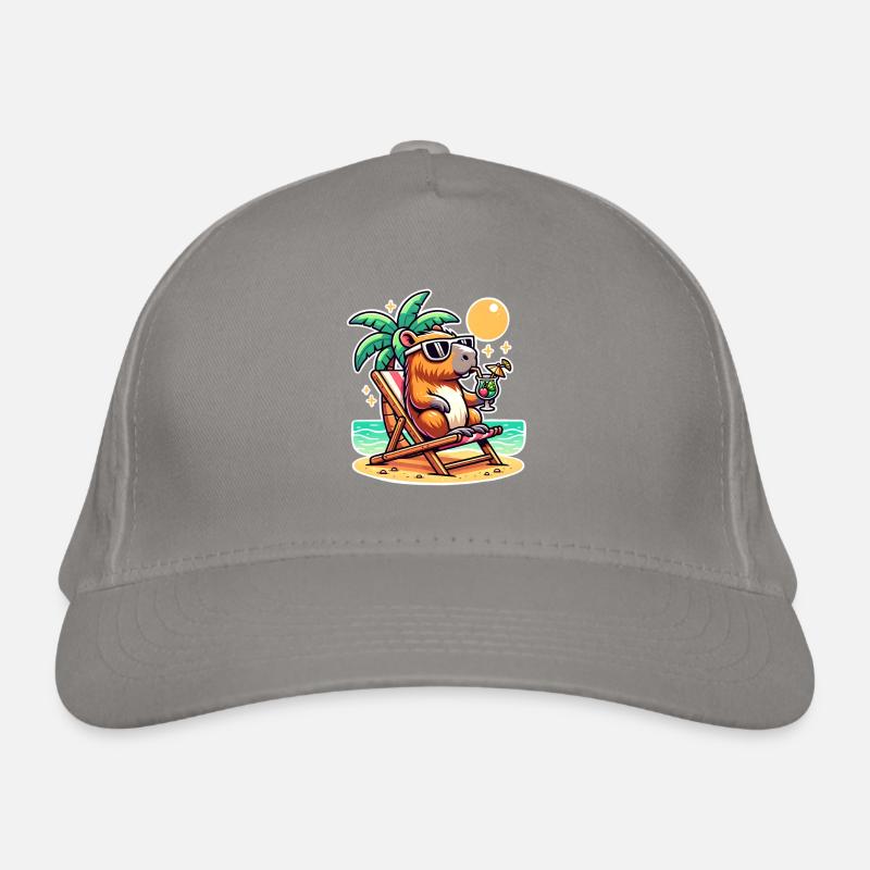 Capybara Holidays Organic Baseball Cap