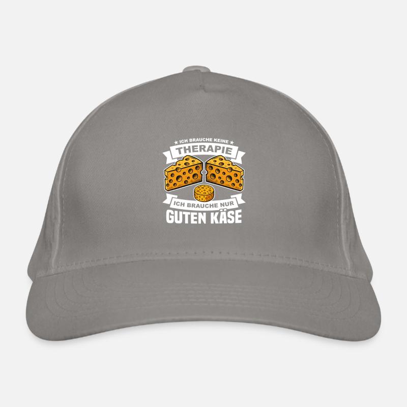 Käse Spruch Bio-Baseballkappe
