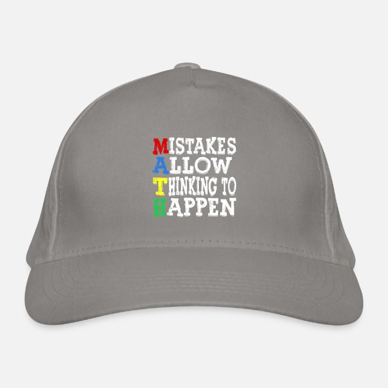 Mistakes Allow Thinking To Happen Organic Baseball Cap