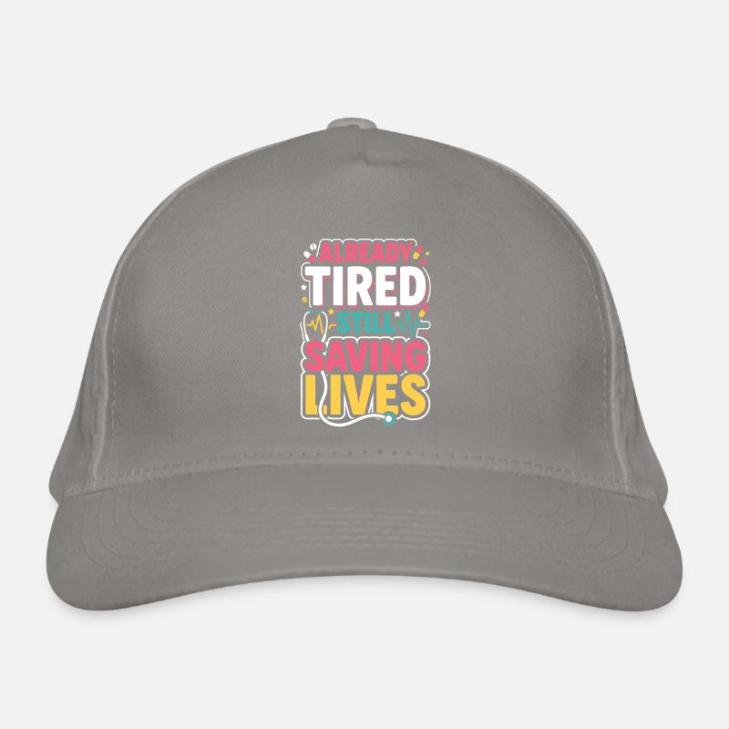 Night Shift Nurse, Tired Organic Baseball Cap