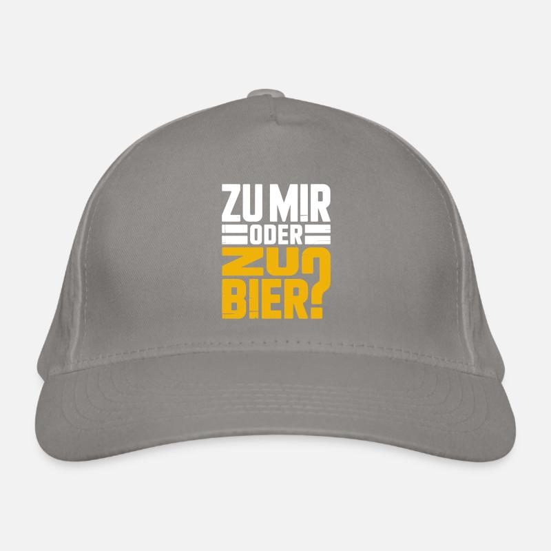 Bier Zu Mir Oder Zu Bier Flirt Single Party Malle Bio-Baseballkappe