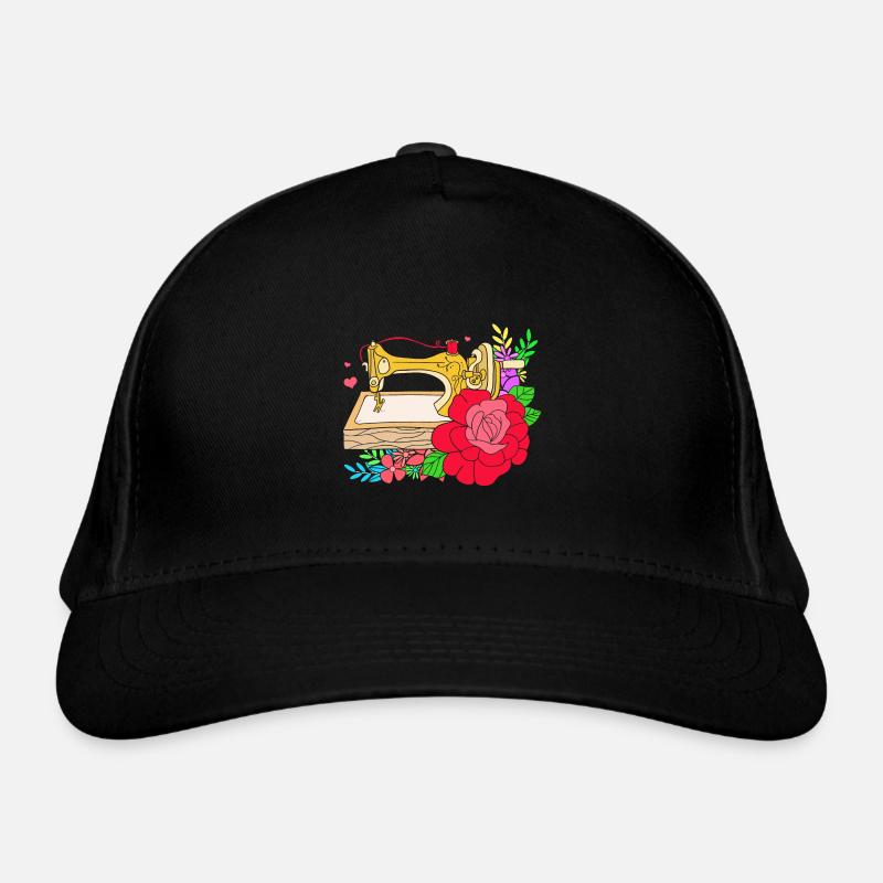 Sewing Machine Seamstress Organic Baseball Cap