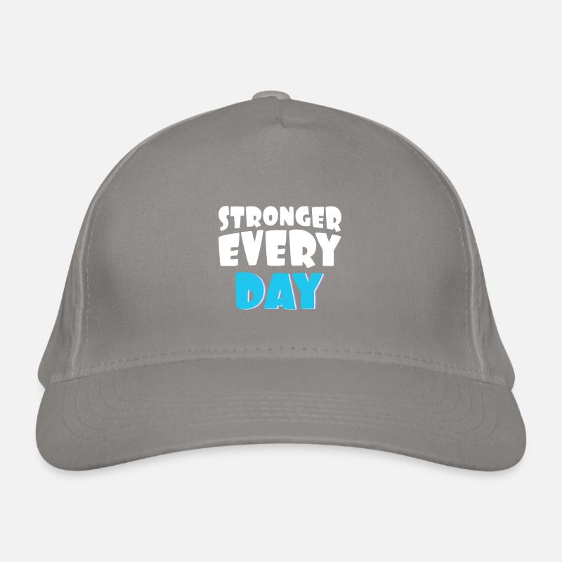 Plus fort chaque jour Casquette classique bio