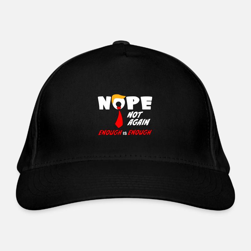 Nope Not Again funny  Design Bio-Baseballkappe
