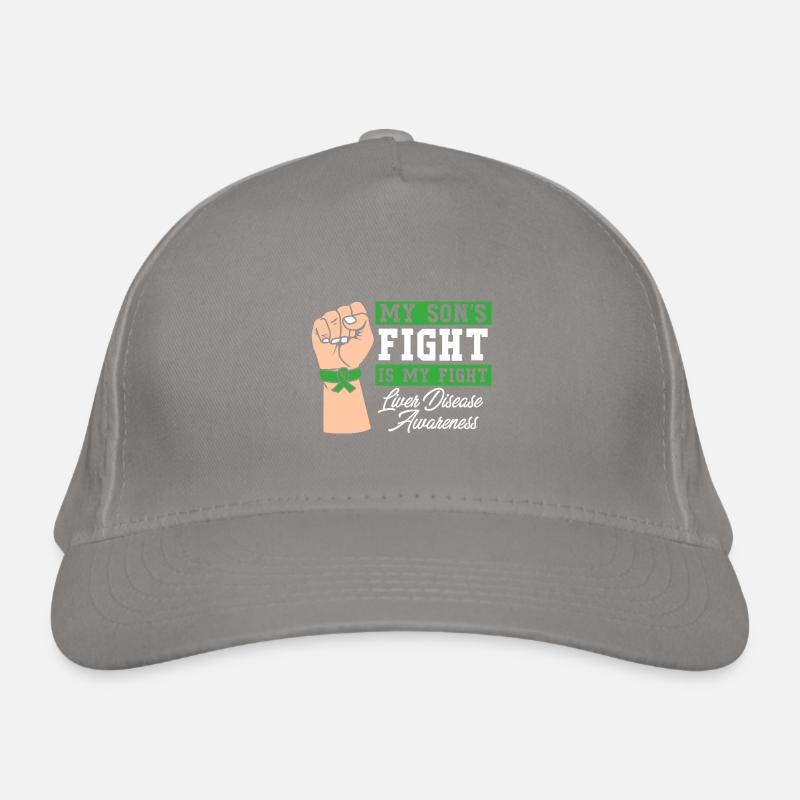 Liver disease Organic Baseball Cap