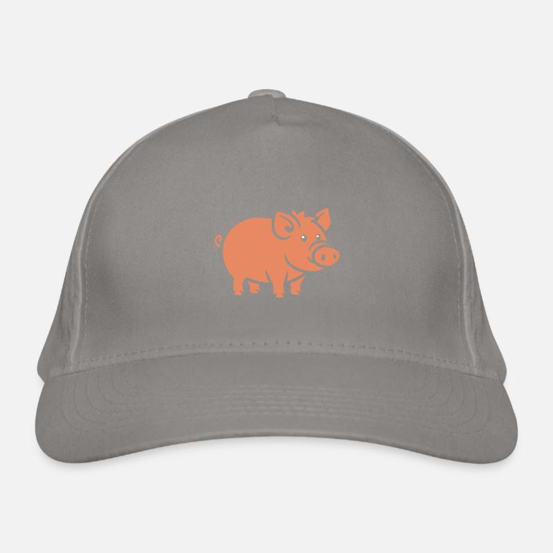 Wildschwein Bio-Baseballkappe