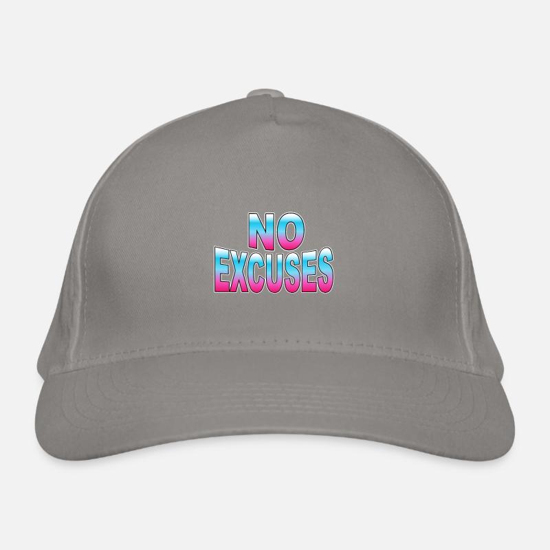 No Excuses Organic Baseball Cap