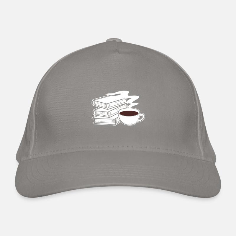 Author Coffee Book Organic Baseball Cap