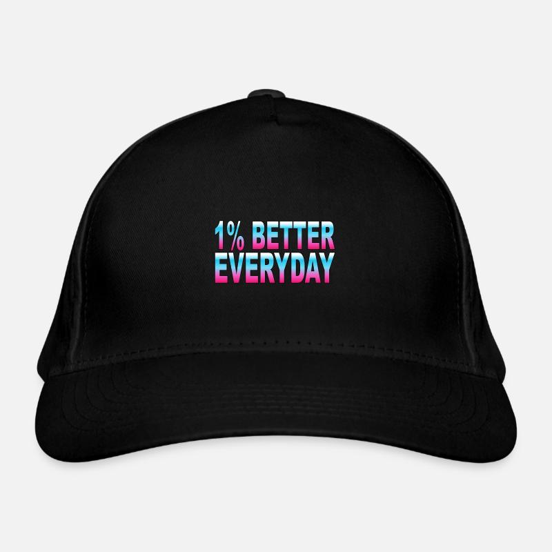 1 % de mieux chaque jour Casquette classique bio