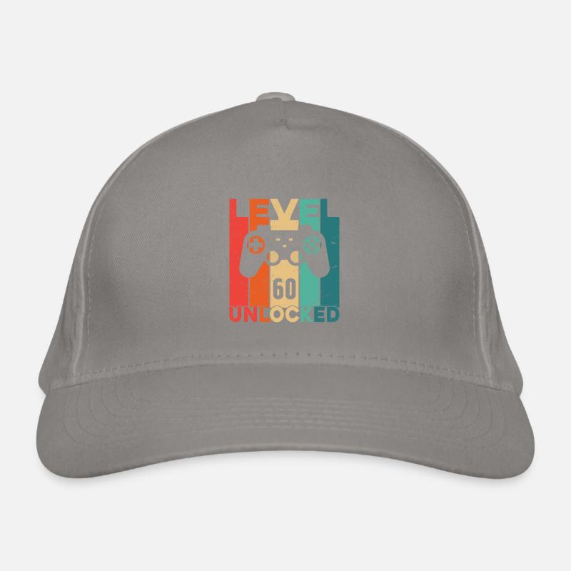 Level 60 Unlocked Organic Baseball Cap