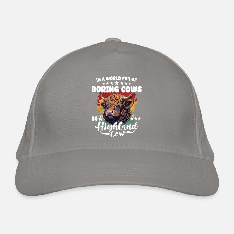 Highland cattle cattle Organic Baseball Cap
