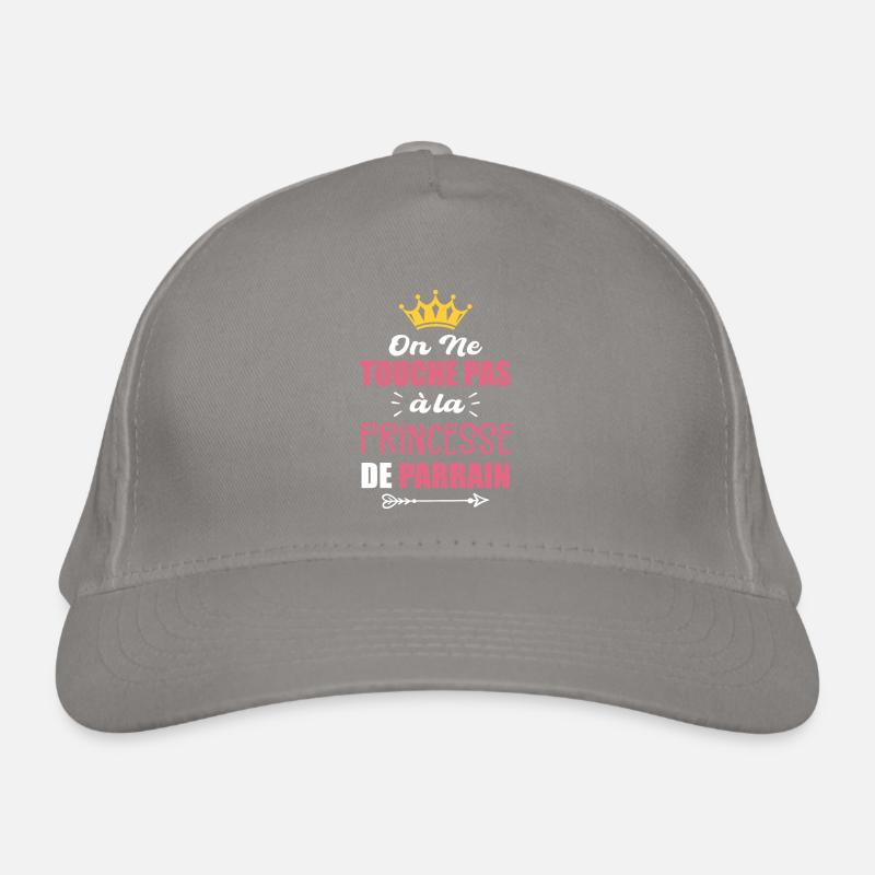 On Ne Touche Pas à la Princesse de Parrain Casquette classique bio