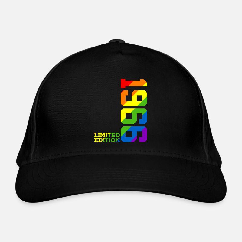 LGBTQ 1966 ARC-EN-CIEL QUEER 59E ANNIVERSAIRE FIERTÉ Casquette classique bio