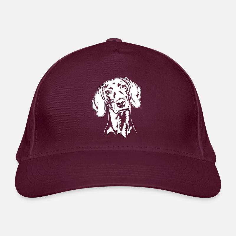 Weimaraner Portrait Hund Hunde Wilsigns Bio-Baseballkappe
