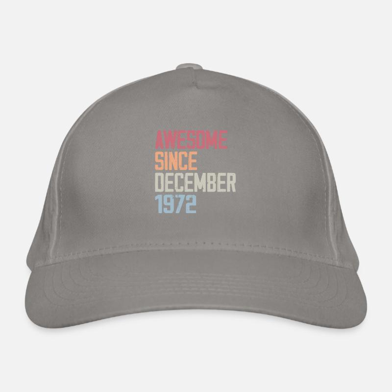 Anniversary December 1972 The original 1972 December Organic Baseball Cap
