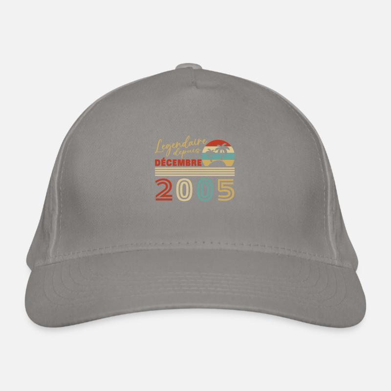 Cadeau D'anniversaire Nées En Décembre 2005 Casquette classique bio
