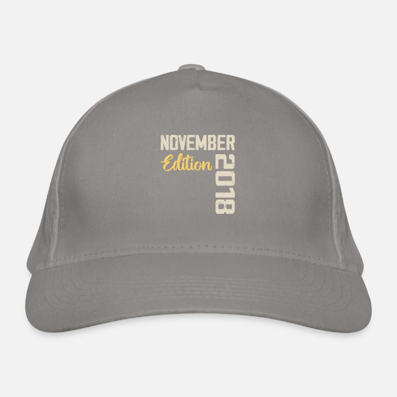 Born in November 2018 - Edition 2018 Organic Baseball Cap