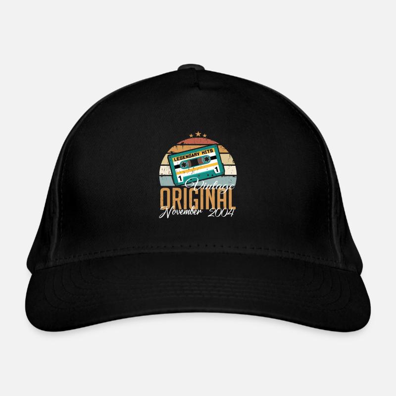 Born in November 2004 Retro Organic Baseball Cap