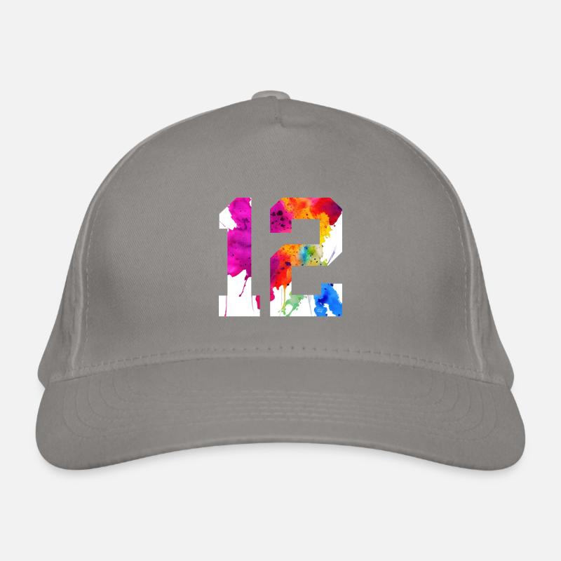 NUMÉRO 12 ANS 12E ANNIVERSAIRE Casquette classique bio