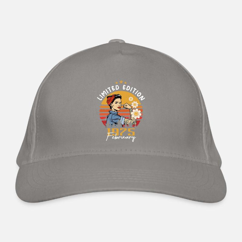 49 ans - Né en février 1975 Casquette classique bio