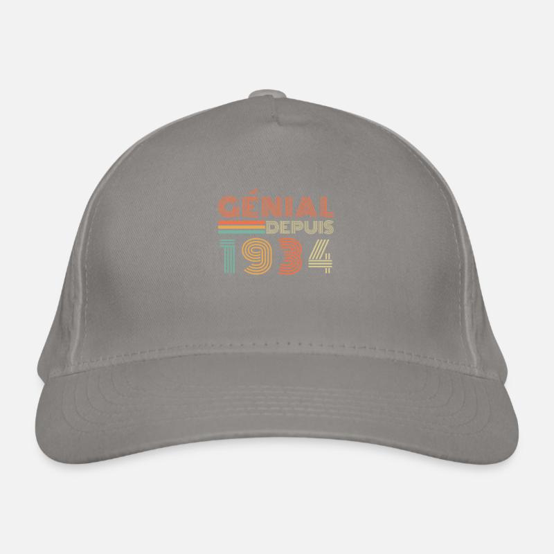 Awesome Since 1934 Retro Birthday Gift Organic Baseball Cap