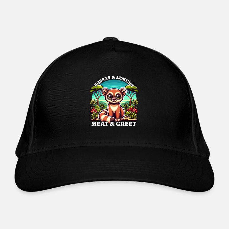 Lemurs Fossas Organic Baseball Cap