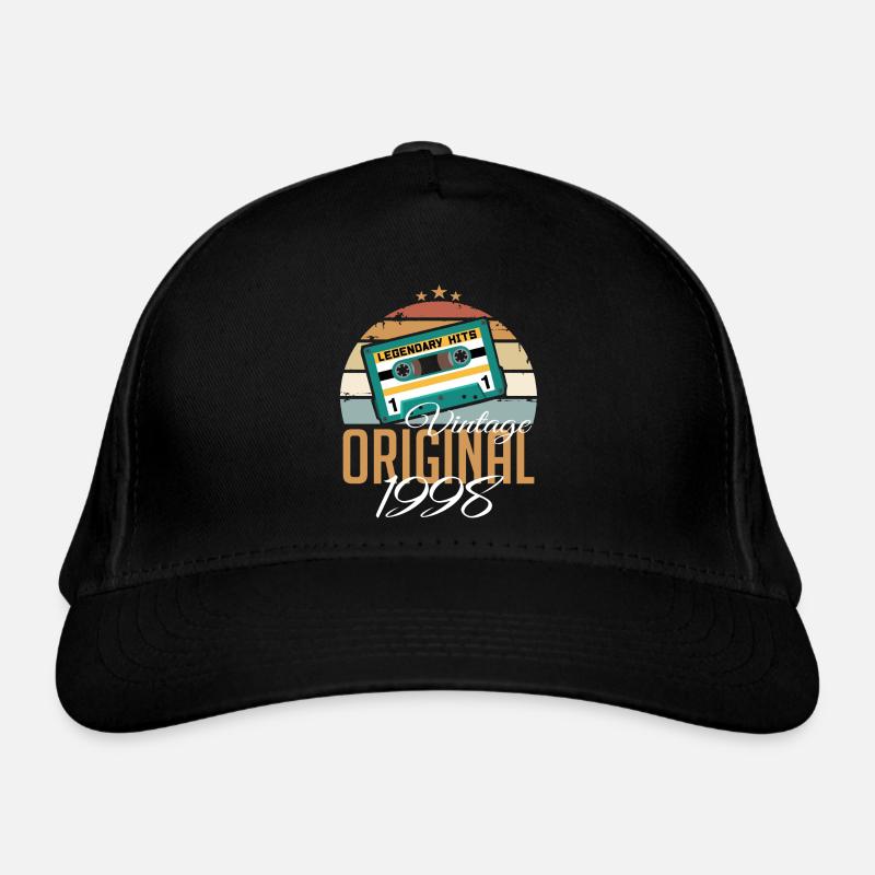 Millésime 1998 Né Original 1998 Anniversaire Casquette classique bio