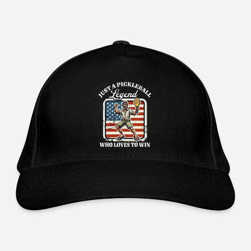 US Pickleball Player Organic Baseball Cap