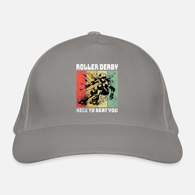 Dictons sur le roller derby Casquette classique bio
