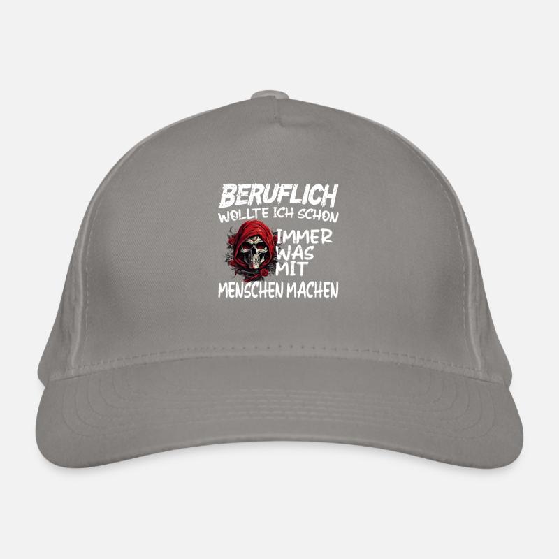 Doing something with people professionally - Grim Reaper Organic Baseball Cap