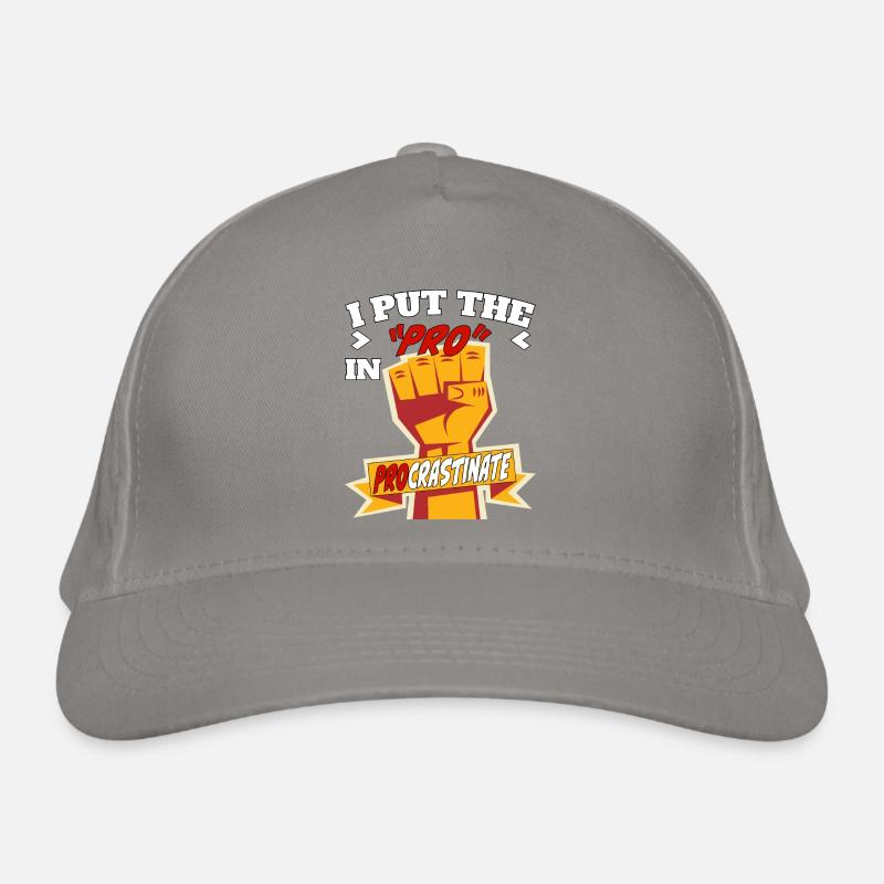I Put the Pro in Procrastinate Bio-Baseballkappe