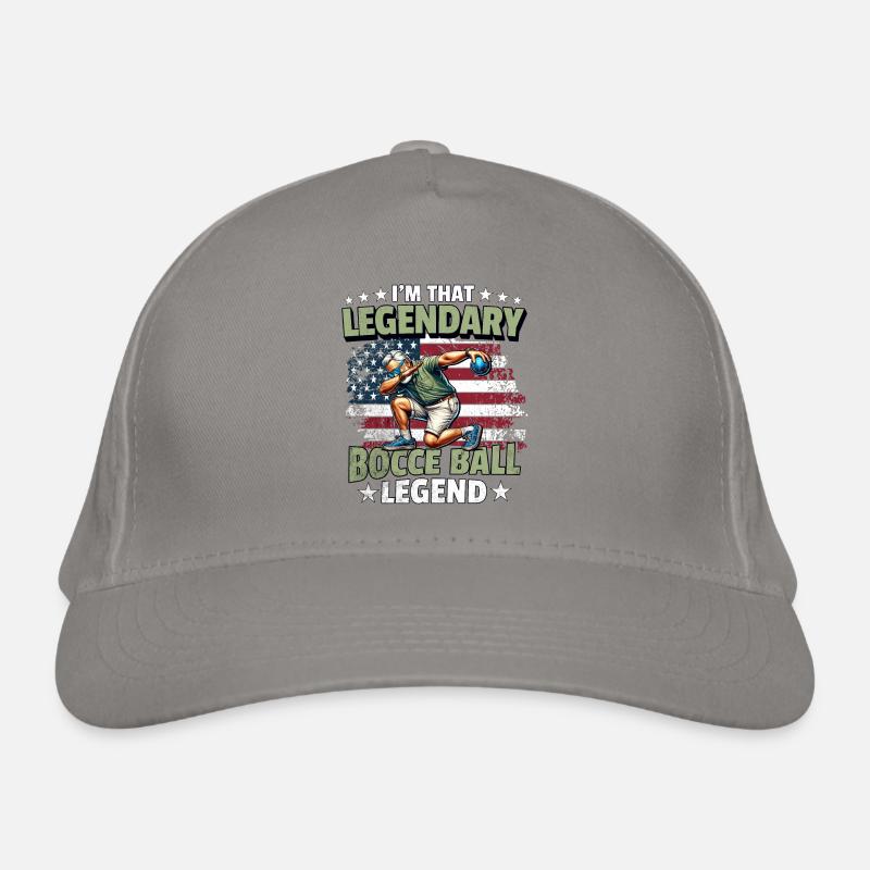 Légende de la pétanque Casquette classique bio