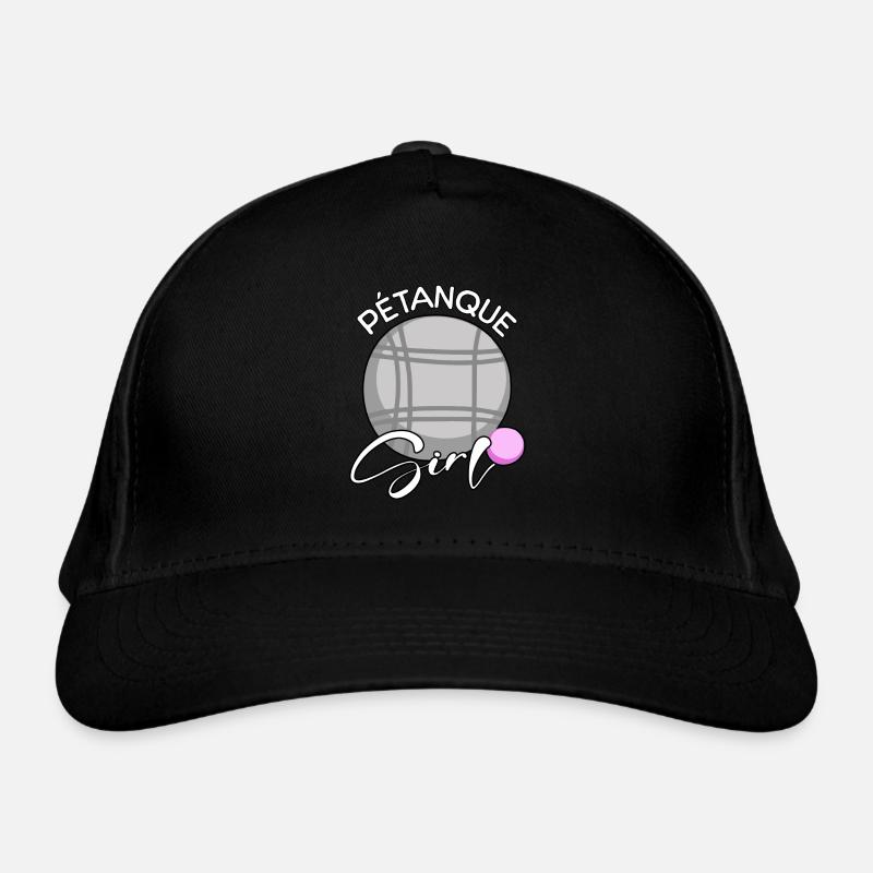 Pétanque Fille Casquette classique bio