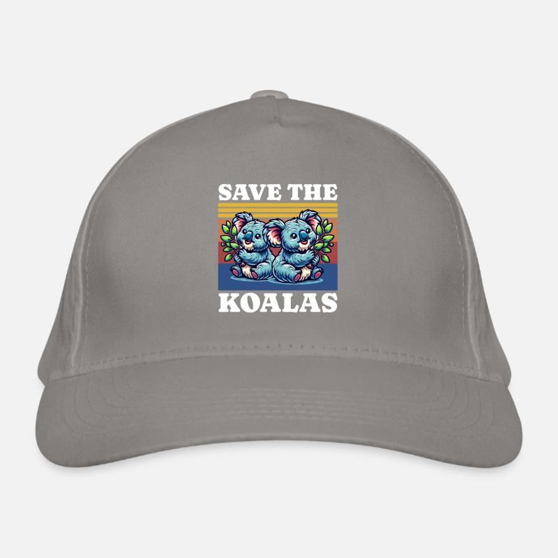 Save Koala Organic Baseball Cap